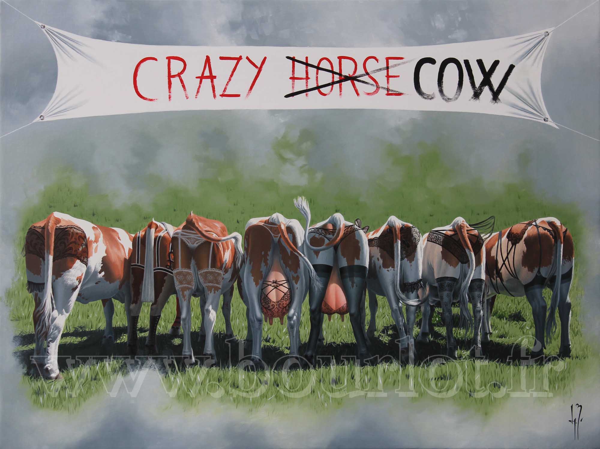 Crazy cow